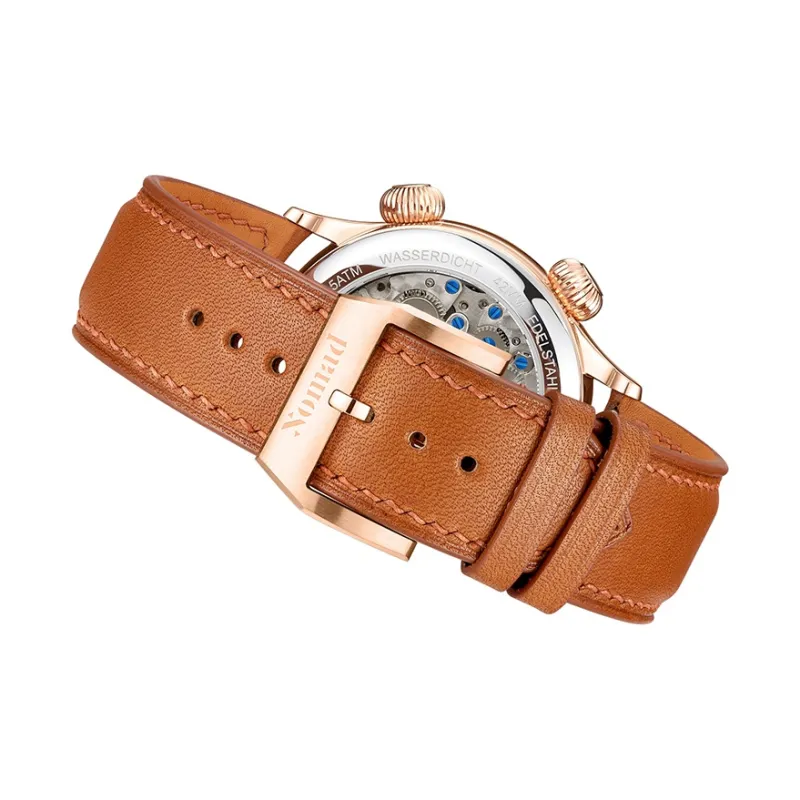 Xomad Manual Mechanical Movement Men's Watches White Dial Grasshopper Alarm Watch-17