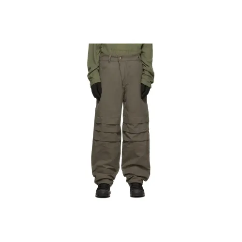 BRYAN JIMENEZ Cargo Pants Unisex Army Green