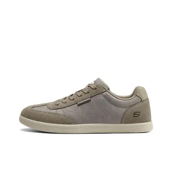 Skechers Cushioning Wear Resistant Low Top Skateboard Shoes Men's Taupe