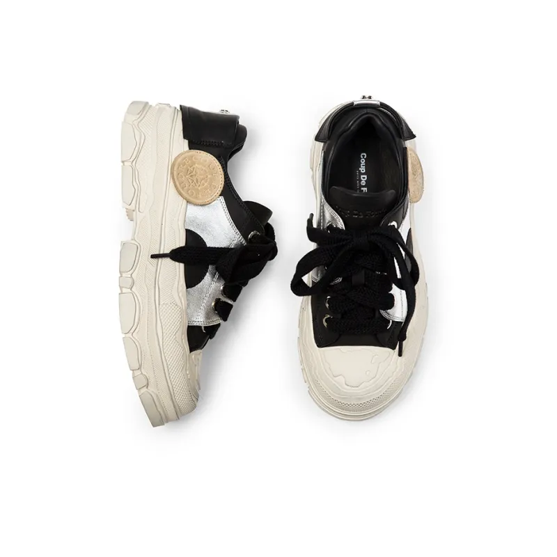 Coup De Foudre Cushioning Wear-Resistant Low-Top Chunky Sneakers Women's-2
