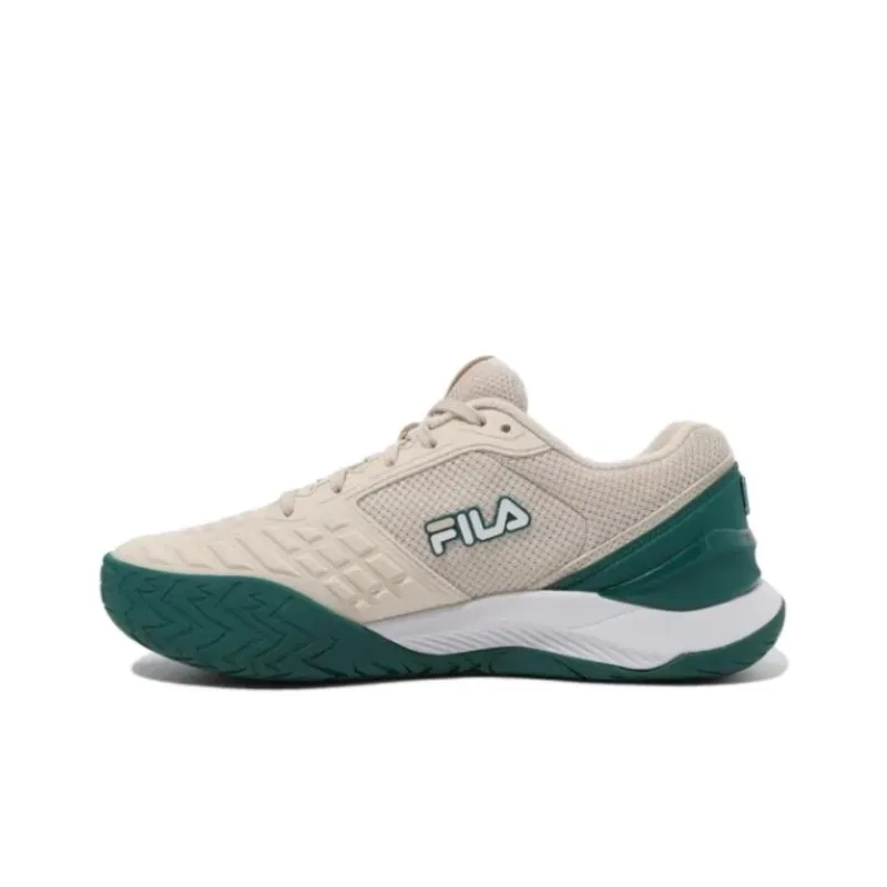 FILA Exilus 3 Low Top Tennis Shoes Unisex Beige Green Korean Style-0