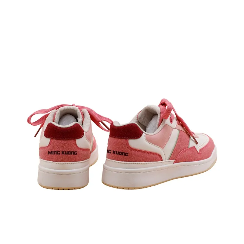 MINGKUANG Street Trend Dopamine Dressing Multicolor Anti-Slip Wear-Resistant Low-Top Skateboard Shoes Women's-3