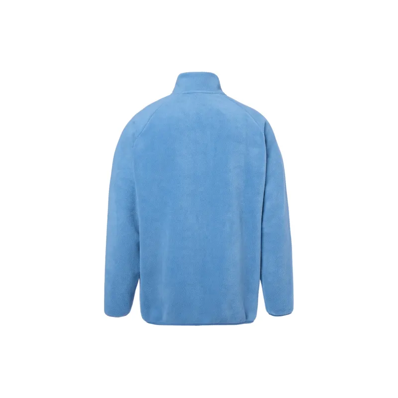 UNIQLO Velvet-feel Coat Unisex Pink Blue-1