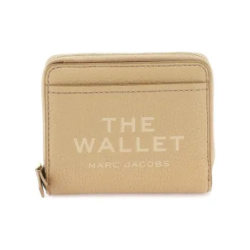 MARC JACOBS Grain Leather Wallet Women's Camel