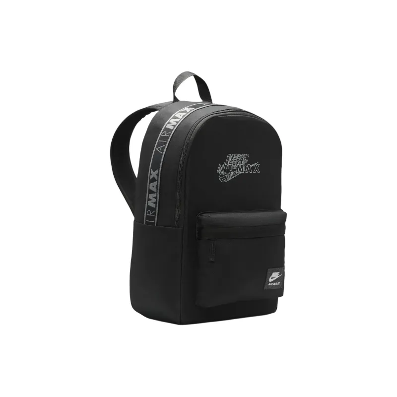 Nike Polyester Backpack Regular Unisex Black & Reflection Silver-1