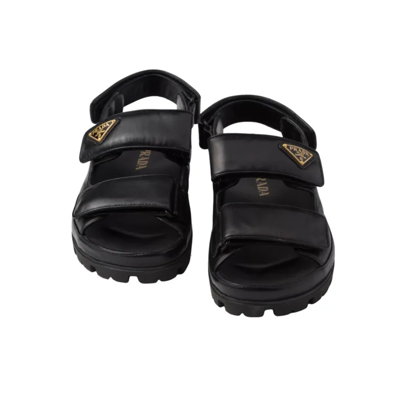 PRADA Touch-strap Sandals-4