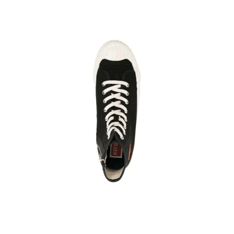 KENZO School High Sneakers 'Black'-4