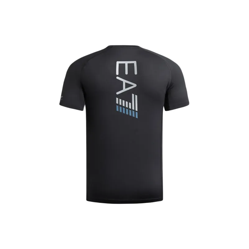 EMPORIO ARMANI EA7 SS24 T Shirt Men's Black-1