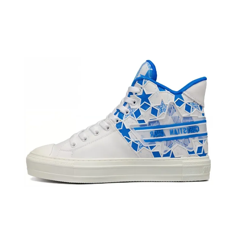 DIOR Walk'N'DIOR Star Bright Blue White DIOR Etoile Motif Women's-0