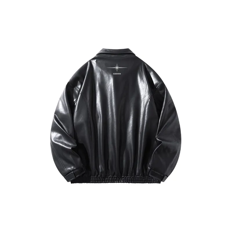 EOOVEN Leather Jackets Unisex-1
