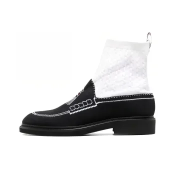 THOM BROWNE Tassel Loafer Sock Boots