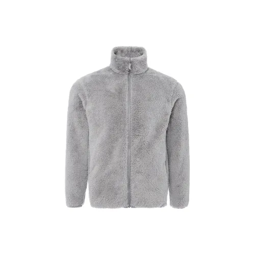 UNIQLO Velvet Jackets Unisex Sky Gray