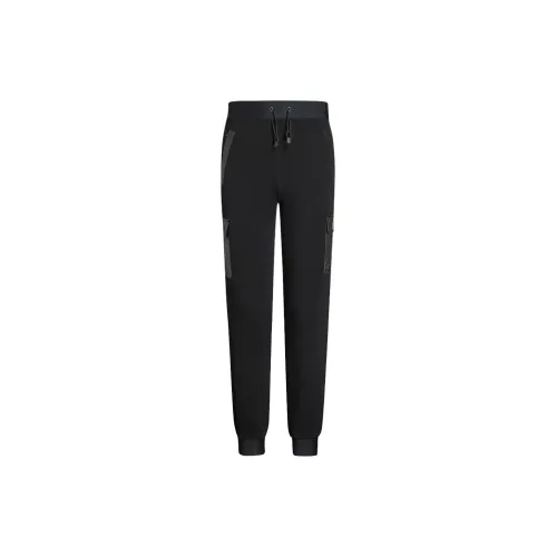 EMPORIO ARMANI EA7 SS24 Casual Pants Men's Black