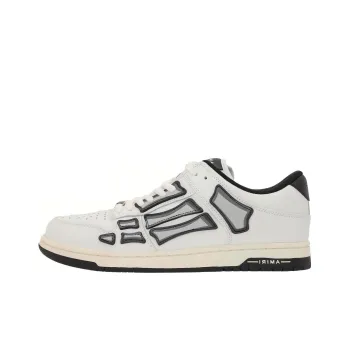 AMIRI Skel Low Top White Black