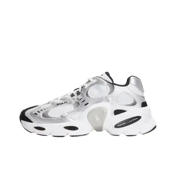 Polo Ralph Lauren Low Top Casual Shoes Men's Silver White