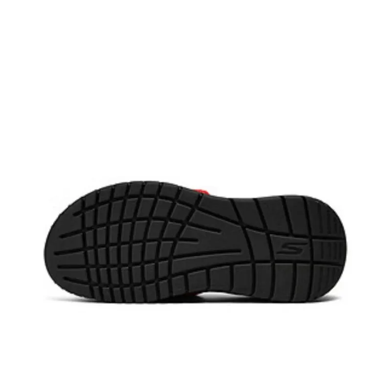 Skechers Slide Slippers Men's Red Black-4