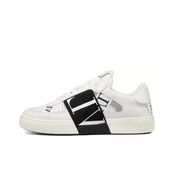 Valentino VL7N Low Top Stylish Skateboarding Shoes Women's White Black