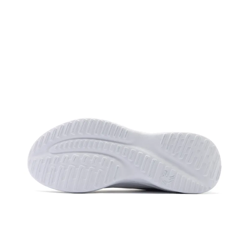QIAODAN Cushioned Slip-Resistant Low-Top Running Shoes Men's Gray Silver-5