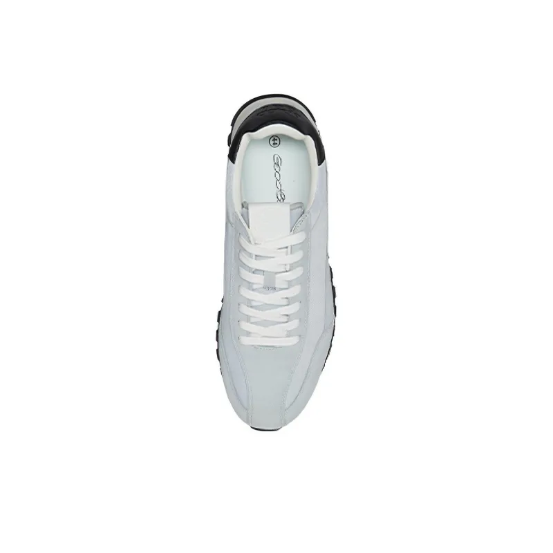 ZÉ By SANKUANZ x GOOD BAI Water-Resistant Lightweight Height Increasing Low-Top Running Shoes Unisex Gray White-3