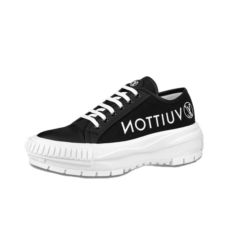 LOUIS VUITTON Squad Sneakers 'Black' Women's-0