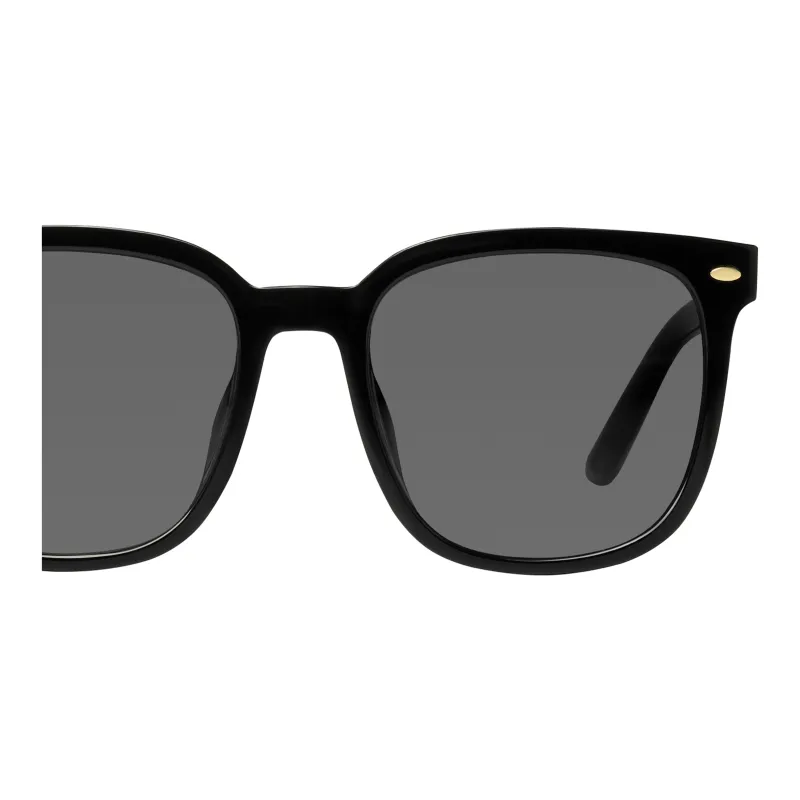 RayBan Plate Frame Square Sunglasses Unisex Black-3