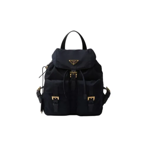 PRADA Re-Nylon Recycled Nylon Backpack Small Size Women's Marine Blue