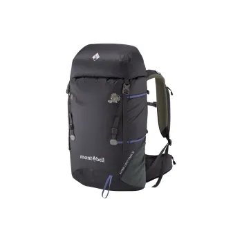 MONTBELL Nylon Outdoor Mountaineering Bag Backpack Regular Women's Graphite Blue