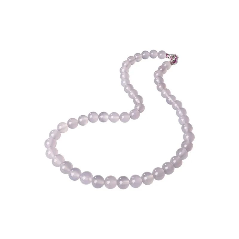 Princess Cui Chalcedony Jade Necklaces Women's-0
