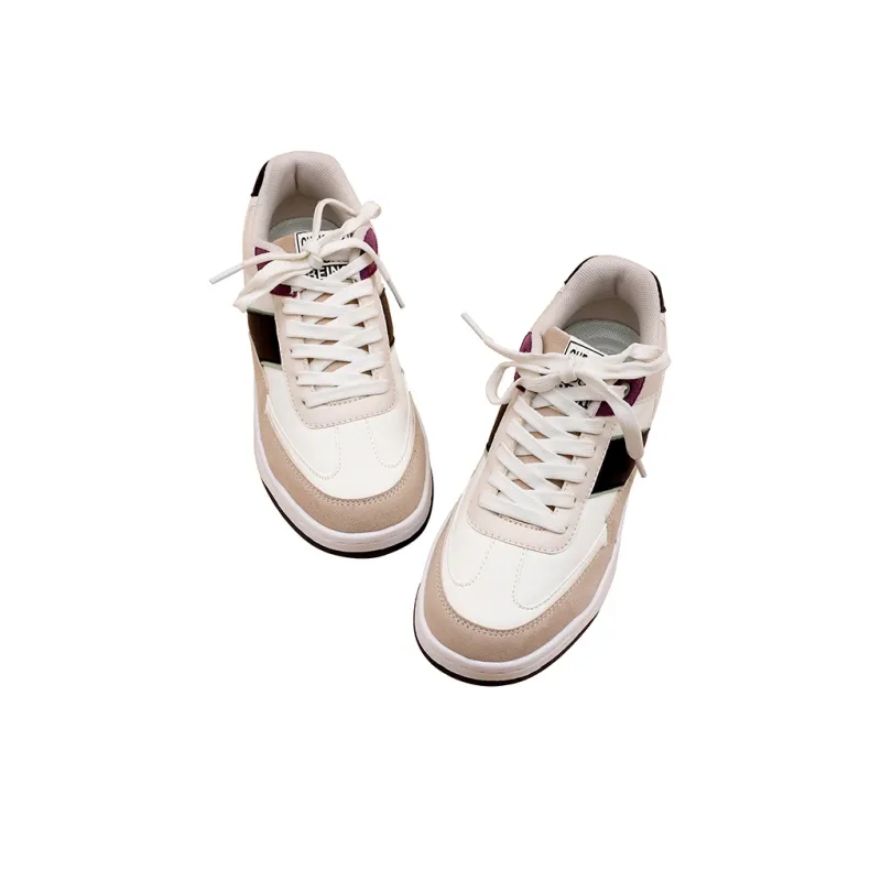 MINGKUANG Street Trend Dopamine Dressing Multicolor Anti-Slip Wear-Resistant Low-Top Skateboard Shoes Women's-8