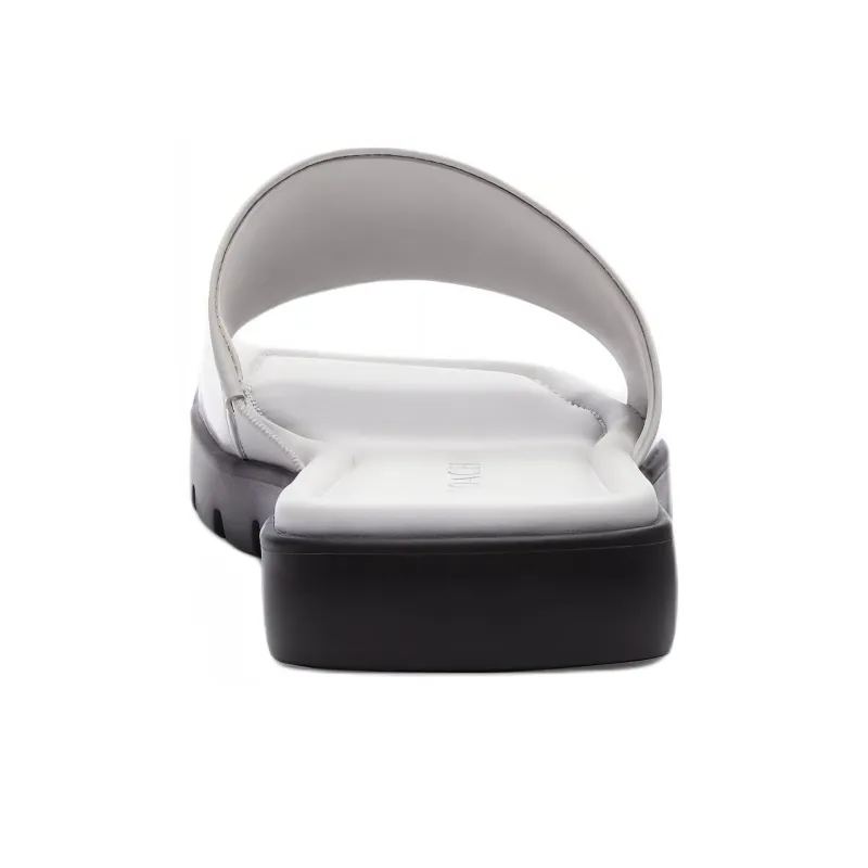 COACH Slide Slippers 0.5cm Women's White-3