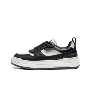 Meiretu Anti-Slip Wear-Resistant Low-Top Skateboard Shoes Men's Black