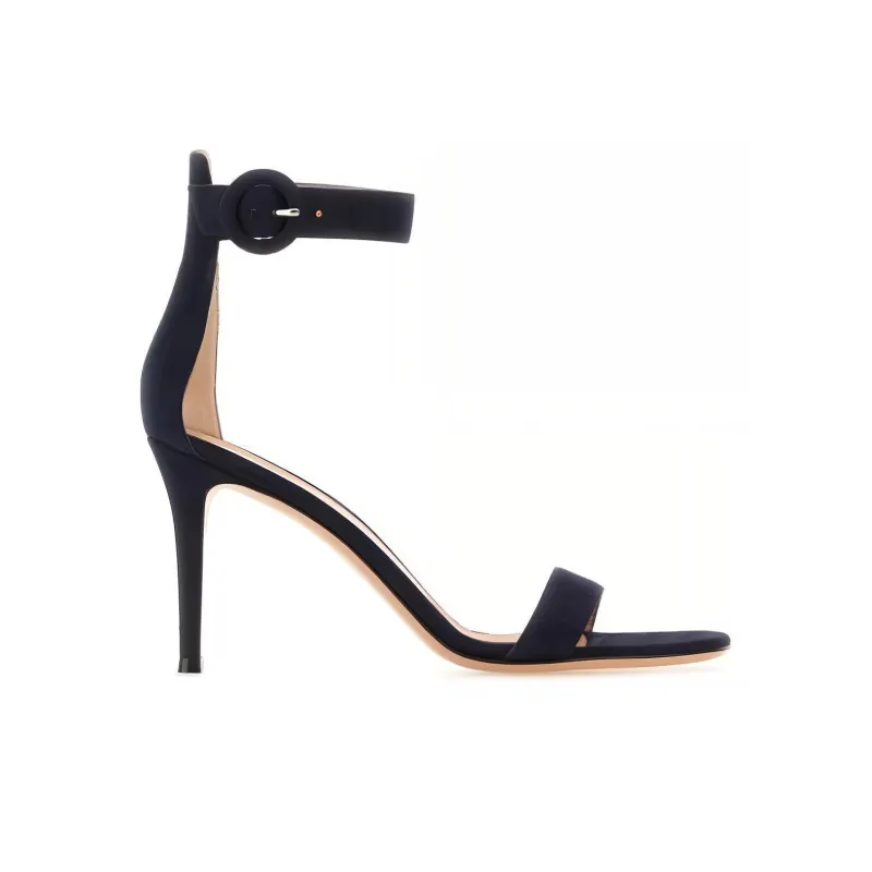GIANVITO ROSSI Ricca 95mm Suede Sandals-1