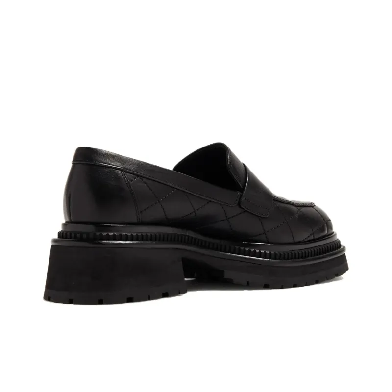 CHANEL Loafers Women's Black-3