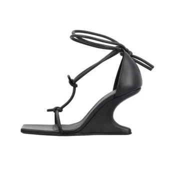 RICK OWENS 110mm Lido Cantilever 8 T Leather Sandals