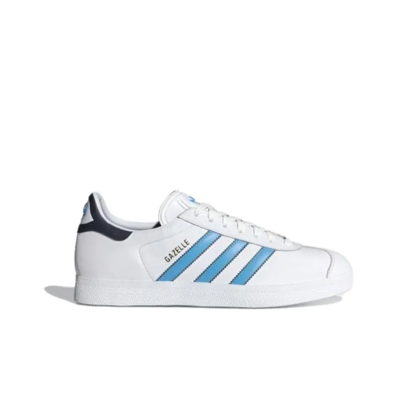 Adidas Gazelle White Semi Blue Burst-1