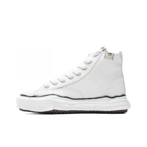 MIHARA YASUHIRO Peterson Low Top Skateboard Shoes Men's White