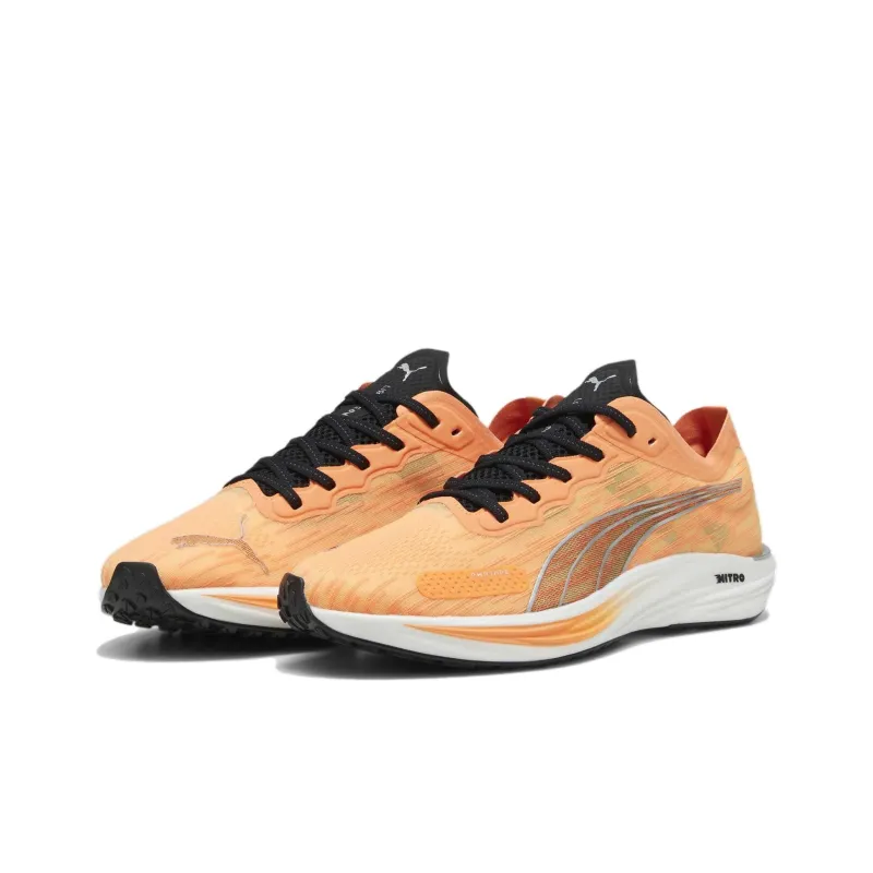 PUMA Liberate Nitro Slip Resistant Low Top Running Shoes Men's Orange-2
