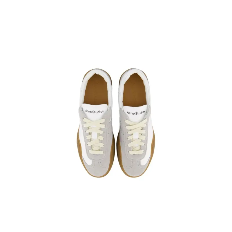 Acne Studios Panelled-design Leather Sneakers-3