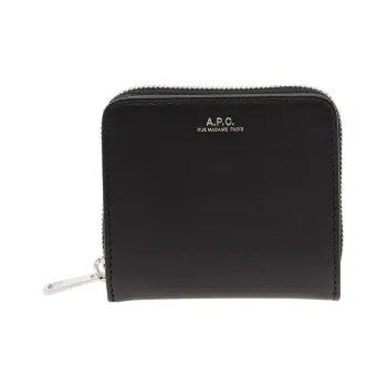A.P.C Cow Leather Wallet Men's Black