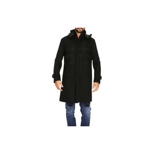 FENDI Coats Men Black