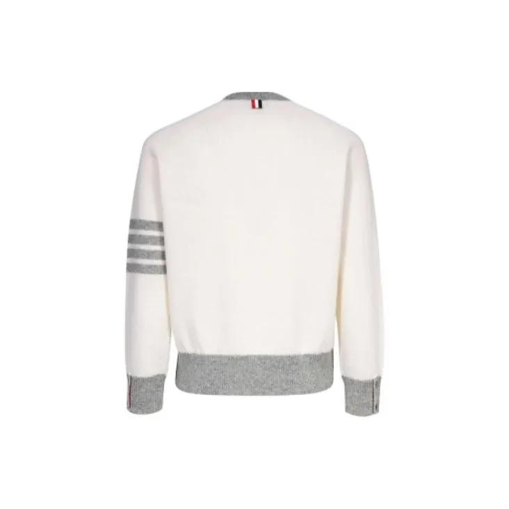 THOM BROWNE Crewneck Knitted Jumper-1