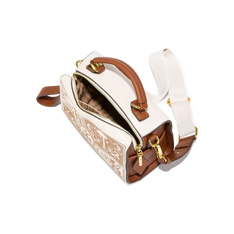 MACKJANICE Denim Boston Bag One Shoulder Handbags Regular Women's Brown-5