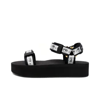 CHIARA FERRAGNI Strap Sandals Women's Black