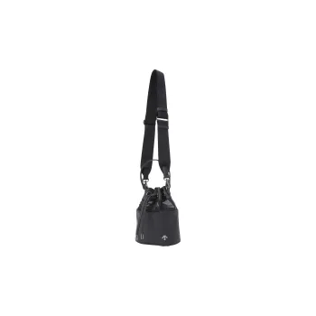 DESCENTE Synthetic Leather, Nylon Handbag Unisex Black