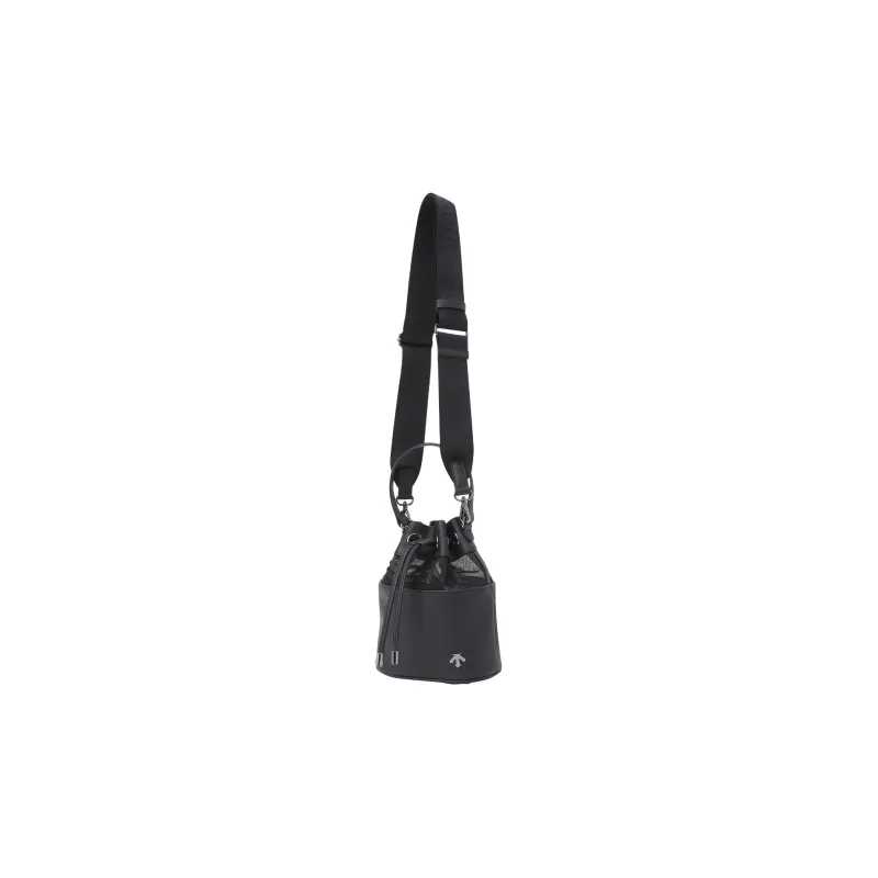 DESCENTE Synthetic Leather, Nylon Handbag Unisex Black-0