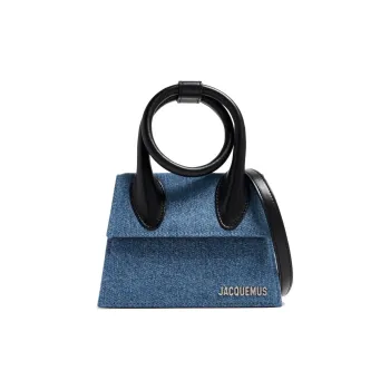 Jacquemus Le Chiquito Noeud Coiled Logo Lettering Handbag