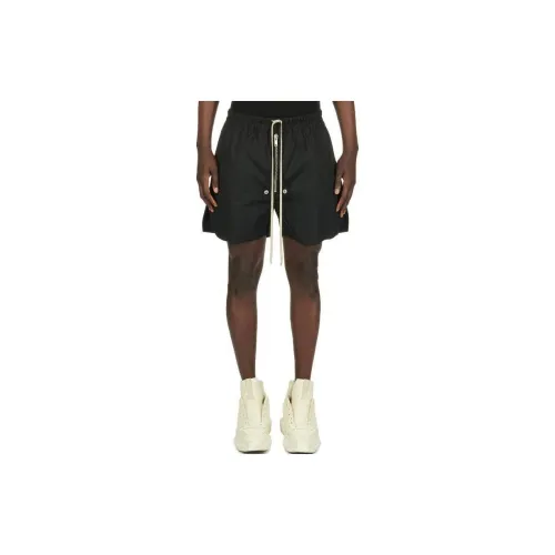 RICK OWENS Casual Shorts Men Black