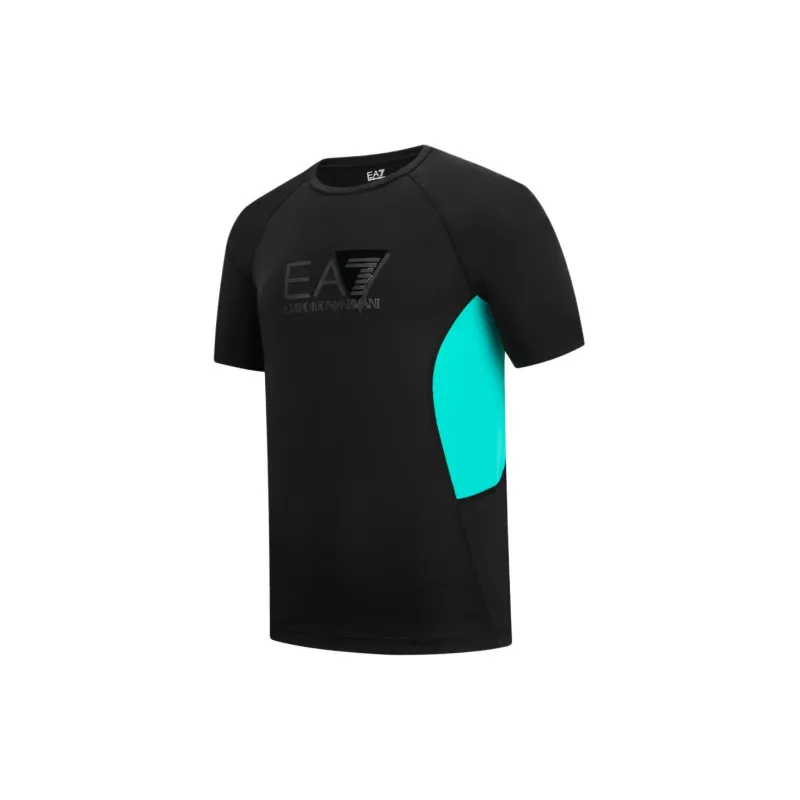 EMPORIO ARMANI EA7 SS24 T Shirt Men's Black-2