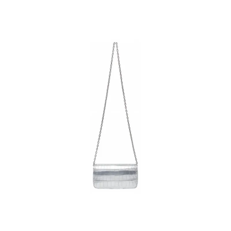 Balenciaga Gossip Cow Leather Shoulder Bag Crossbody Bag Regular Women's Silver-3