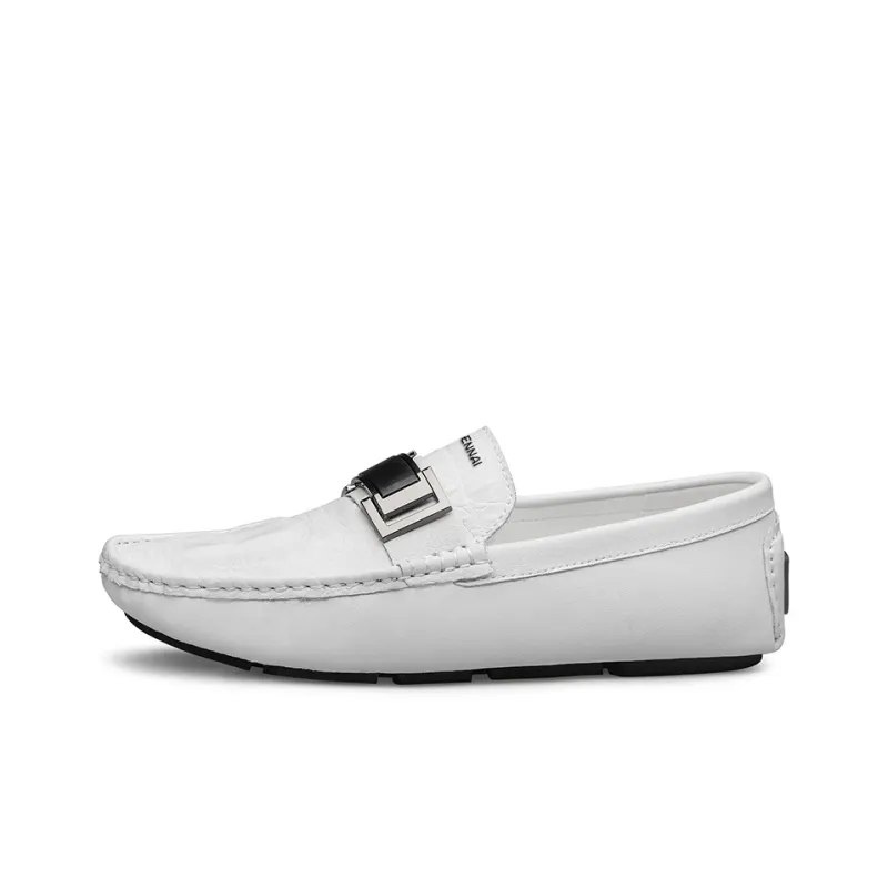 Wen Nai Beanie Shoes Men's White-0